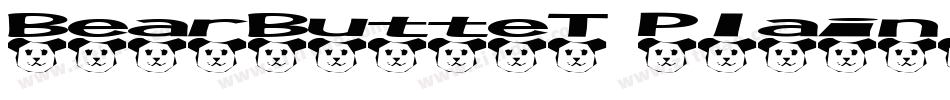 BearButteT Plain字体转换